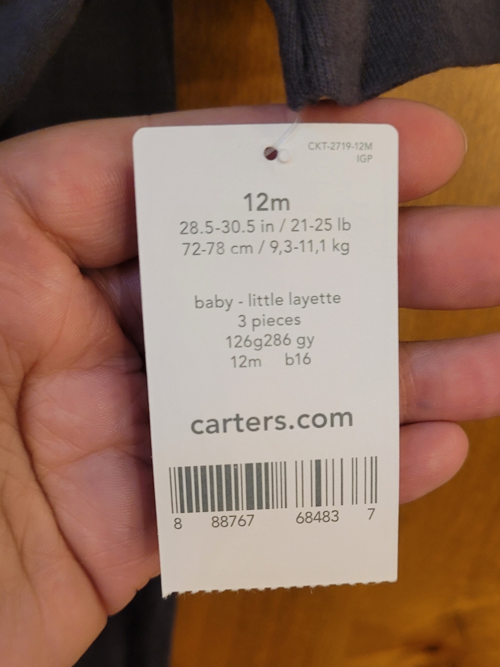 NWT | Carter's Happy Camper Baby Layette Set Boy/Unisex 12m - Picture 5 of 5